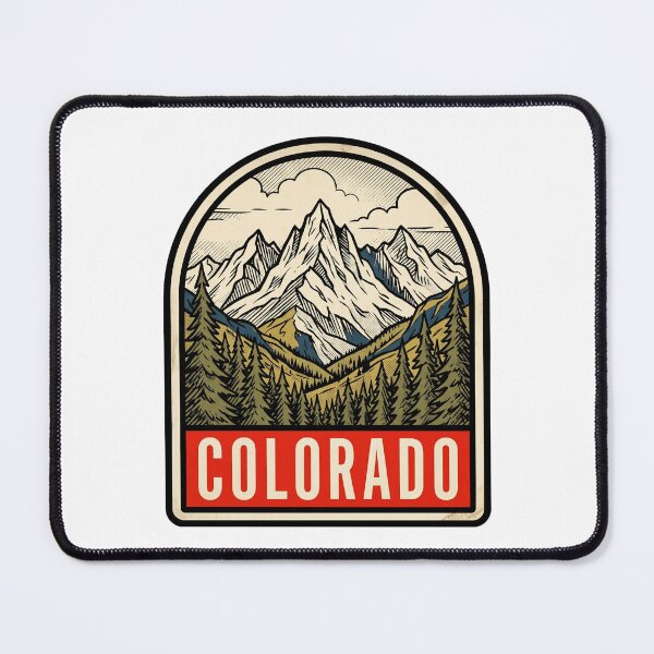 Item preview, Retro Colorado Rocky Mountains Cabin Vintage Travel designed and sold by Paper Drip.