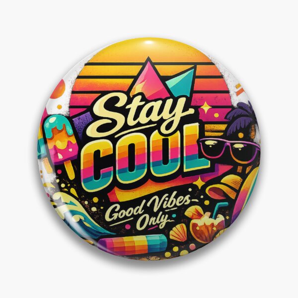Item preview, Retro Geometric Shapes – Neon 80s Summer Aesthetic Design designed and sold by EdgeSphere.