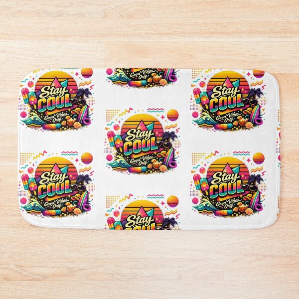 Item preview, Retro Geometric Shapes – Neon 80s Summer Aesthetic Design designed and sold by EdgeSphere.