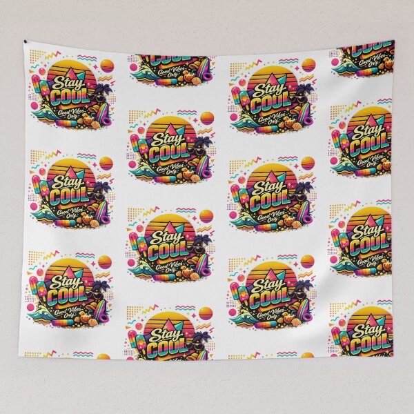 Item preview, Retro Geometric Shapes – Neon 80s Summer Aesthetic Design designed and sold by EdgeSphere.
