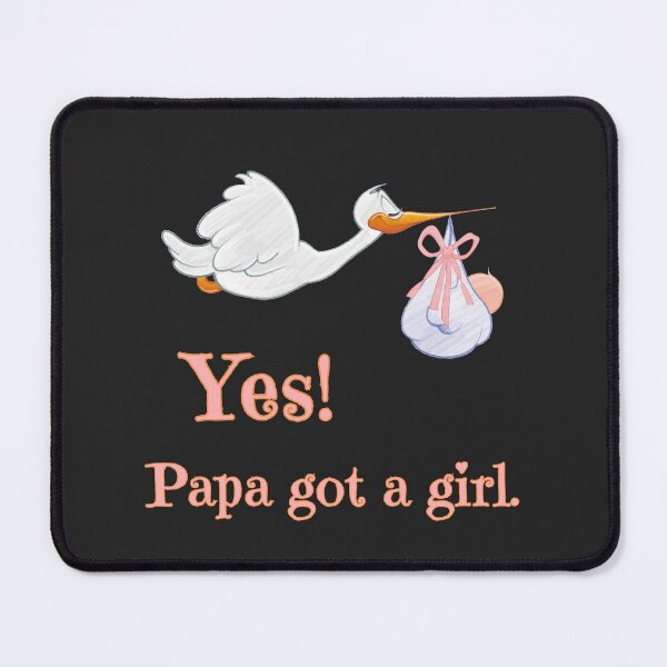 Item preview, Cute Stork, Yes, Papa got a girl designed and sold by Noydee Red Salavan.