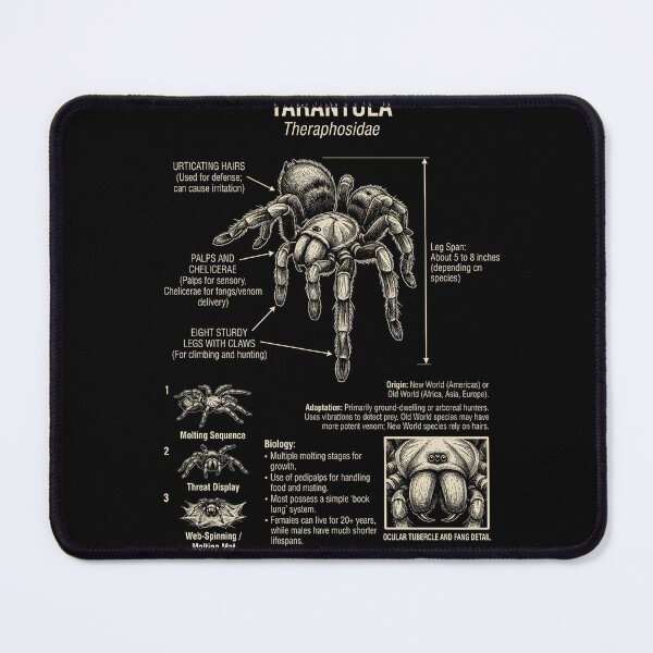 Item preview, Tarantula Scientific Anatomy Biology Animal Lover designed and sold by Kimberley King Art  King Art.