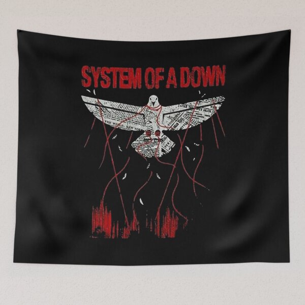 Item preview, SOAD freedom metal band legends vintage album cover fan art  designed and sold by LovPrime.