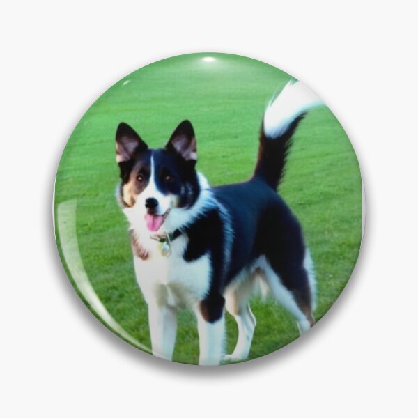 Item preview, Animals - Mixed Breed Dog, Playful on Green Grass designed and sold by DoodyPets.