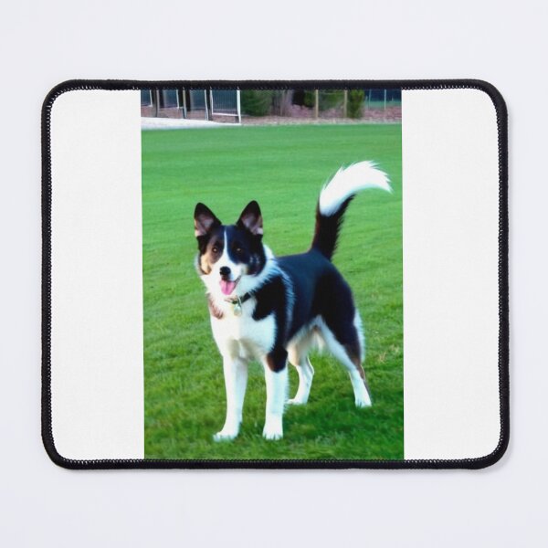 Item preview, Animals - Mixed Breed Dog, Playful on Green Grass designed and sold by DoodyPets.