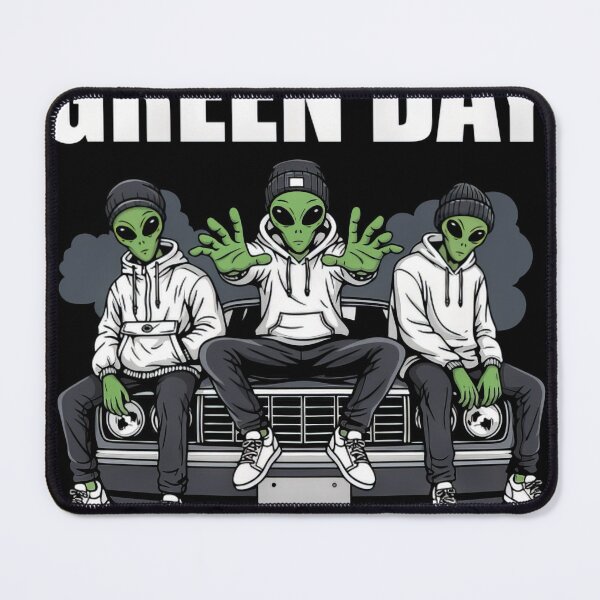 Item preview, Green Aliens American #4106 designed and sold by lukas-lei-art.
