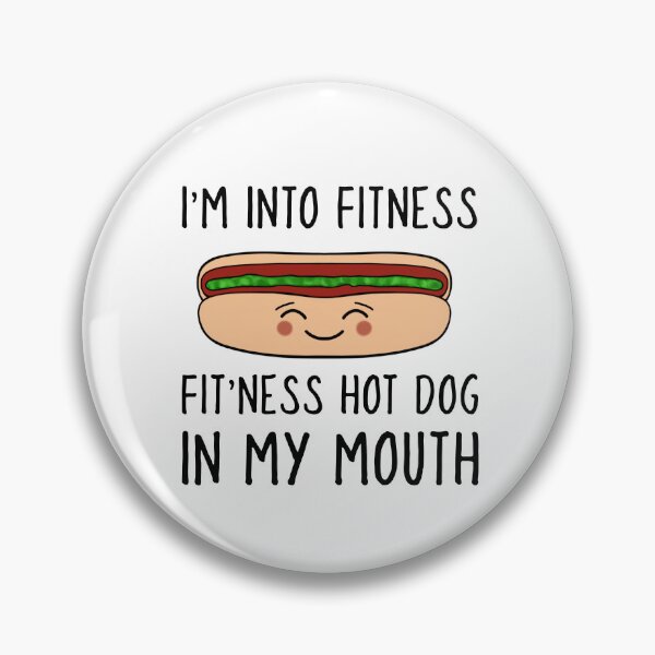Item preview, Funny Workout Hot Dog Pun designed and sold by Sartoris Art.