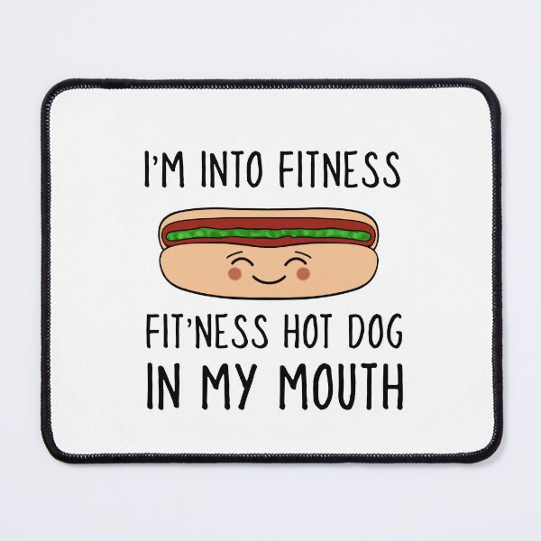 Item preview, Funny Workout Hot Dog Pun designed and sold by Sartoris Art.