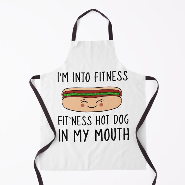 Item preview, Funny Workout Hot Dog Pun designed and sold by Sartoris Art.