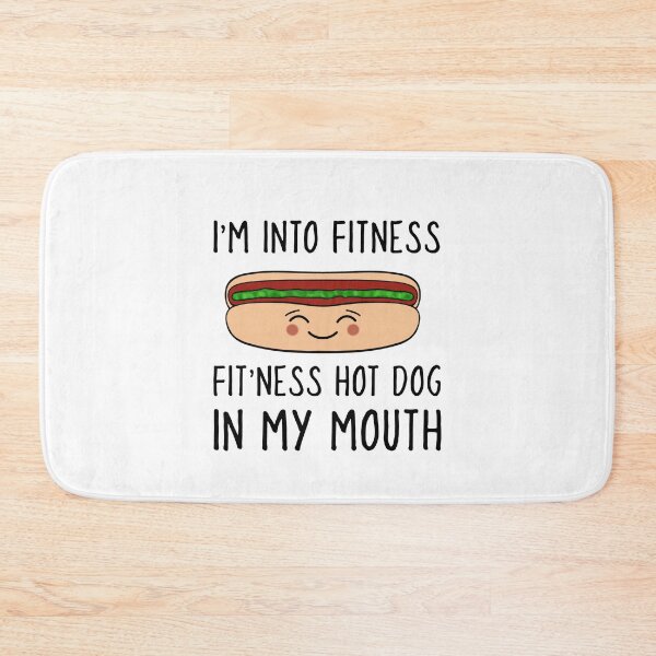 Item preview, Funny Workout Hot Dog Pun designed and sold by Sartoris Art.