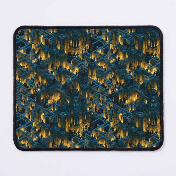Item preview, Isometric Gothic Fantasy Castle Maze – Dark Cathedral City RPG Art Design designed and sold by MDSDesigns.