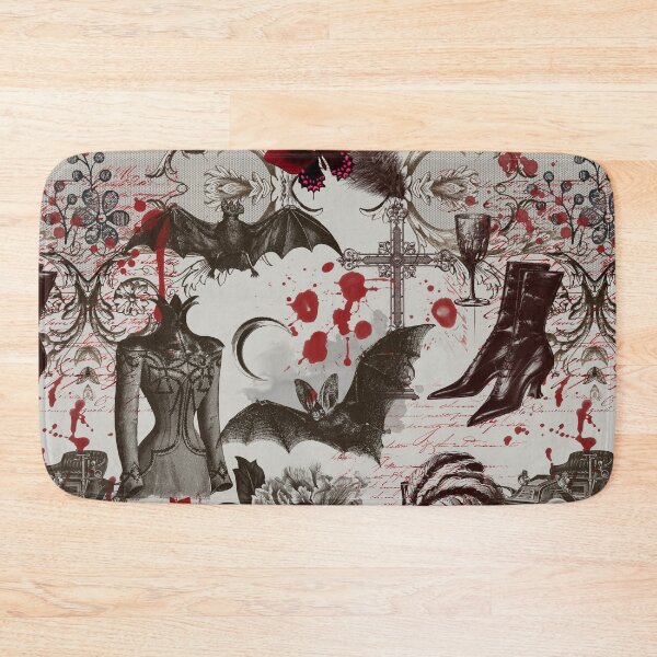 Item preview, Vampire Story Victorian Gothic Aesthetic Toile Pattern  designed and sold by CanisArtStudio.