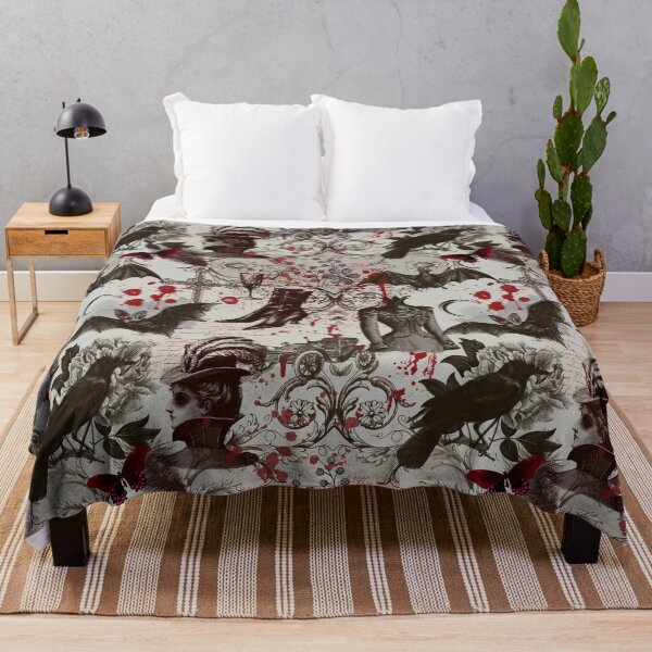Item preview, Vampire Story Victorian Gothic Aesthetic Toile Pattern designed and sold by CanisArtStudio.