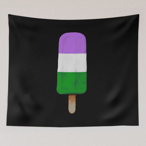 Item preview, Cute Genderqueer Pride Flag Popcicle designed and sold by TackyTime.