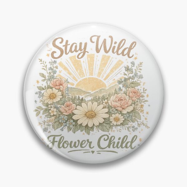 Item preview, Stay Wild Flower Child designed and sold by Girlsale.