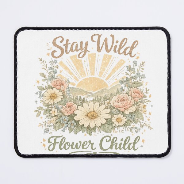 Item preview, Stay Wild Flower Child designed and sold by Girlsale.