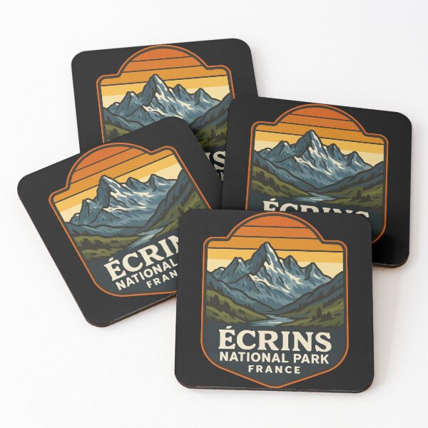 Item preview, Ecrins National Park France Retro designed and sold by TomFrontierArt.