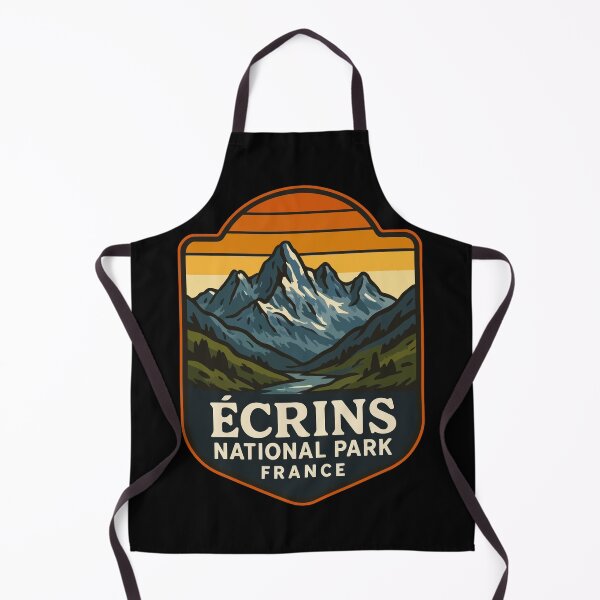 Item preview, Ecrins National Park France Retro designed and sold by TomFrontierArt.