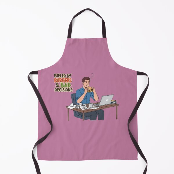 Item preview, Fueled by Burgers and Bad Decisions Funny Office Work Art designed and sold by Miheerala.