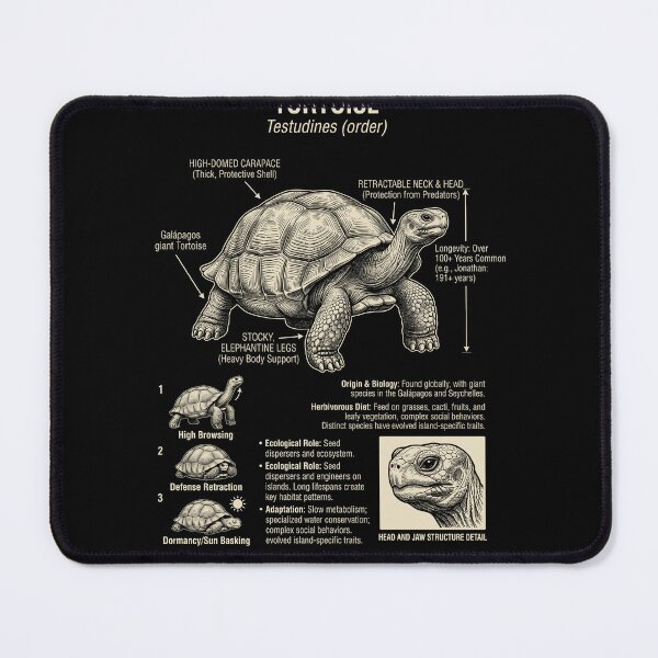 Item preview, Tortoise Scientific Anatomy Biology Animal Lover designed and sold by Kimberley King Art  King Art.