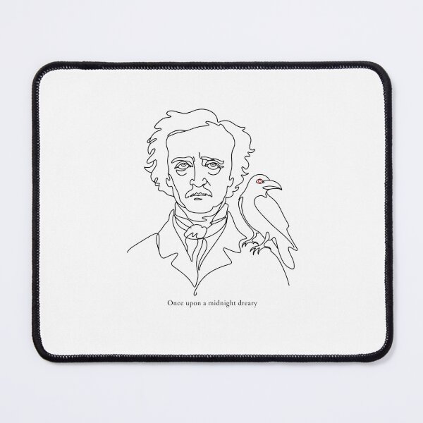 Item preview, Once Upon a Midnight Dreary Minimalist Line Art designed and sold by Fenay Designs.