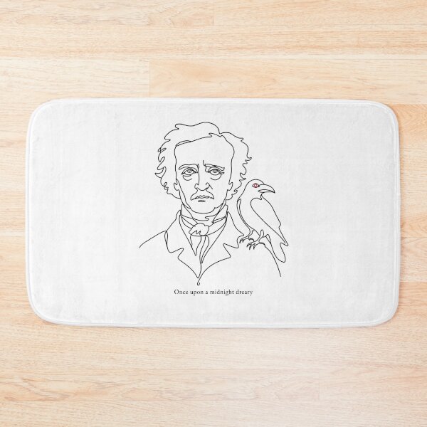 Item preview, Once Upon a Midnight Dreary Minimalist Line Art designed and sold by Fenay Designs.
