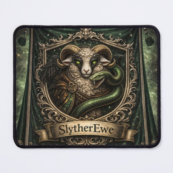 Item preview, SlytherEwe House Banner | Hogwooltz Sheepism Parody designed and sold by Thpoar.