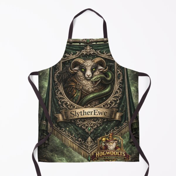 Item preview, SlytherEwe House Banner | Hogwooltz Sheepism Parody designed and sold by Thpoar.