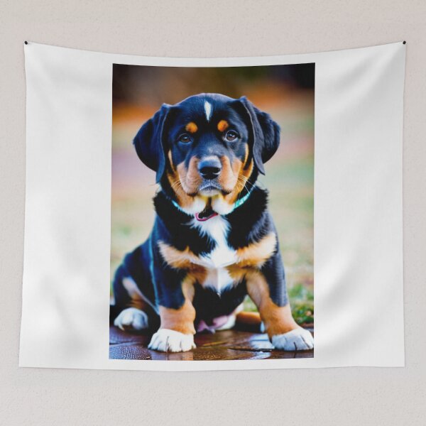 Item preview, Animals - Rottweiler, Gentle Portrait with a Kind Gaze designed and sold by DoodyPets.