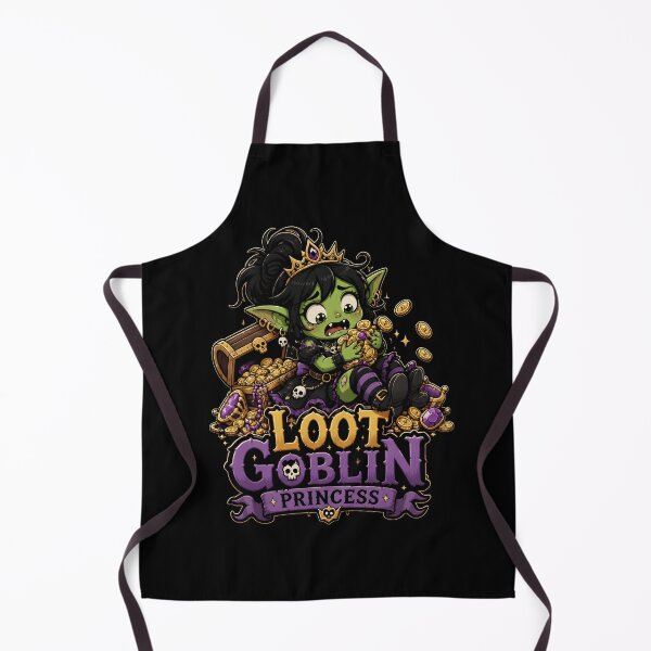 Item preview, Clumsy Loot Goblin Princess Chibi RPG Gamer designed and sold by BadhbhArt.