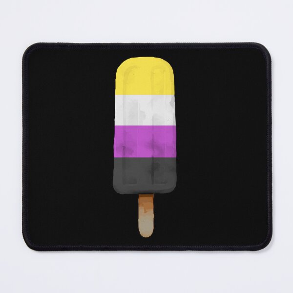 Item preview, Cute Nonbinary Pride Flag Popcicle designed and sold by TackyTime.