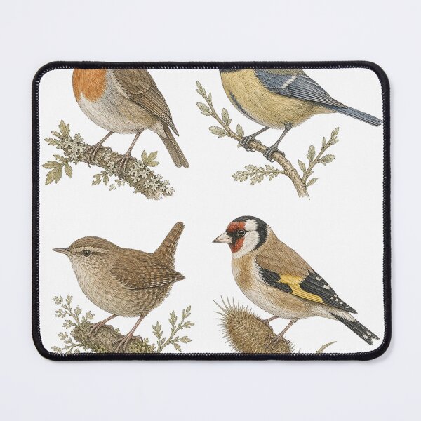 Item preview, British Garden Birds Illustration designed and sold by bumbledown.