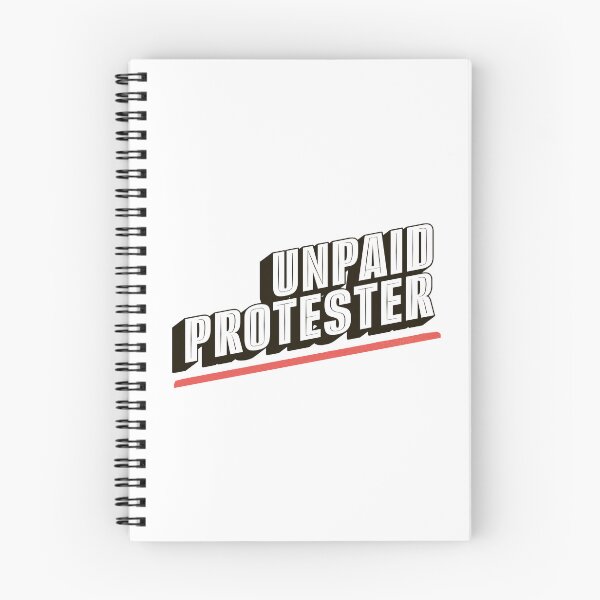 Item preview, Political UNPAID PROTESTOR Anti Trump MAGA PROTEST Economy GOP Gas Prices War Corruption Epstein Files designed and sold by Space Ghettos.