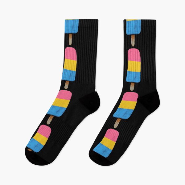 Artikelvorschau, Niedliches Eis am Stiel mit pansexueller Pride-Flagge entworfen und verkauft von TackyTime.