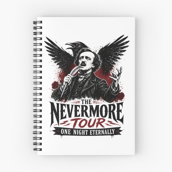 Item preview, The Nevermore Tour Edgar Allan Poe Rock Concert Parody designed and sold by Fenay Designs.