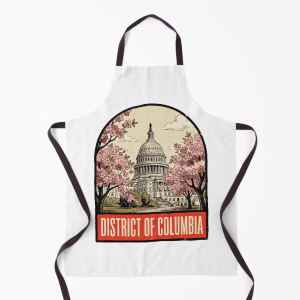Item preview, Vintage District of Columbia Cherry Blossom Retro Travel designed and sold by Paper Drip.