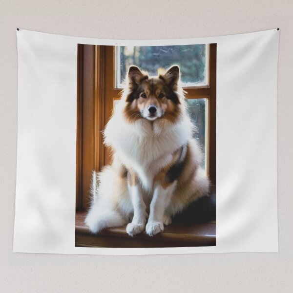 Item preview, Animals - Rough Collie Dog Breed, Dignified and Serene Animal Portrait designed and sold by DoodyPets.