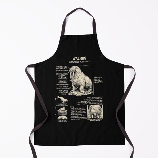 Item preview, Walrus Scientific Anatomy Biology Animal Lover designed and sold by Kimberley King Art King Art.