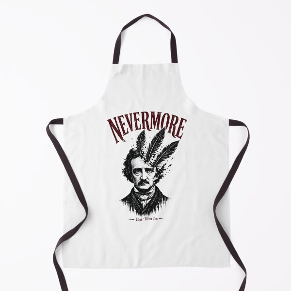 Item preview, Nevermore Edgar Allan Poe Feather Exploding Portrait designed and sold by Fenay Designs.