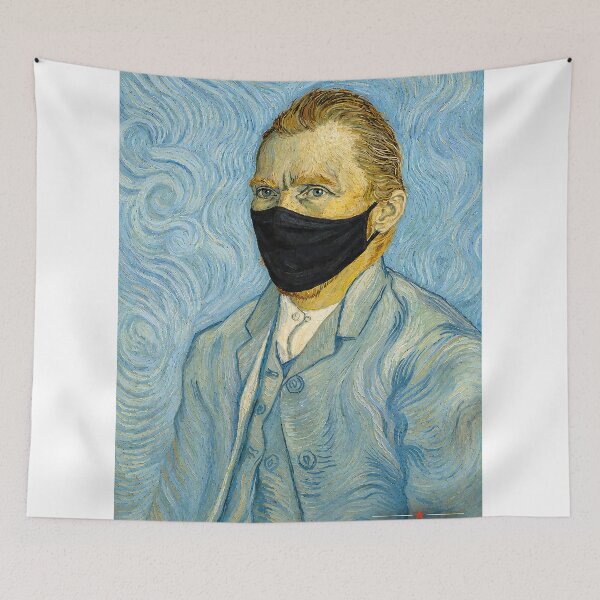 Item preview, Van Gogh Reaction Art | Funny Starry Night Inspired Parody Wall Art & Apparel designed and sold by Awful Whiff Art Co.