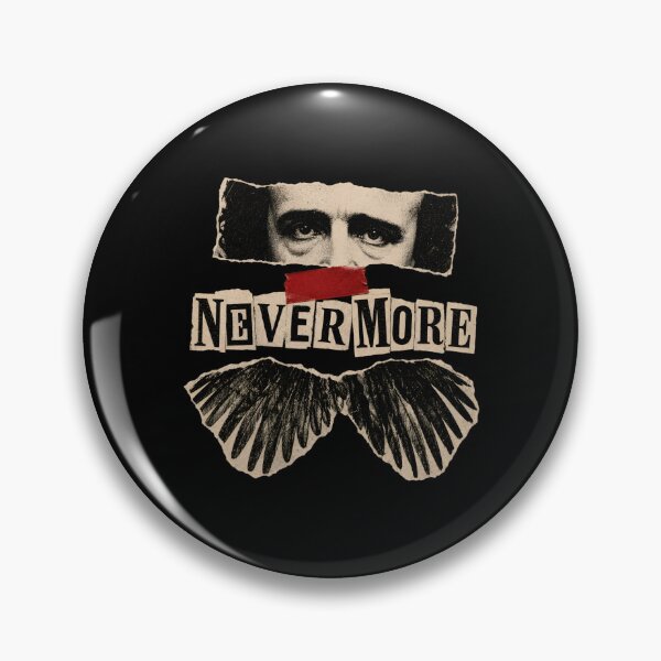 Item preview, Nevermore Poe Eyes Raven Wings Collage Art designed and sold by Fenay Designs.