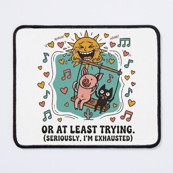 Item preview, Pig And Black Cat Besties For Life designed and sold by taratyanprint.