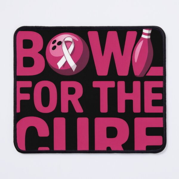 Item preview, Bowl For The Cure Bowling Breast Cancer Bowler Pink Ribbon #6397 designed and sold by lukas-lei-art.