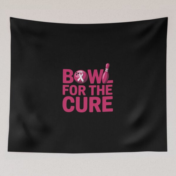 Item preview, Bowl For The Cure Bowling Breast Cancer Bowler Pink Ribbon #6397 designed and sold by lukas-lei-art.
