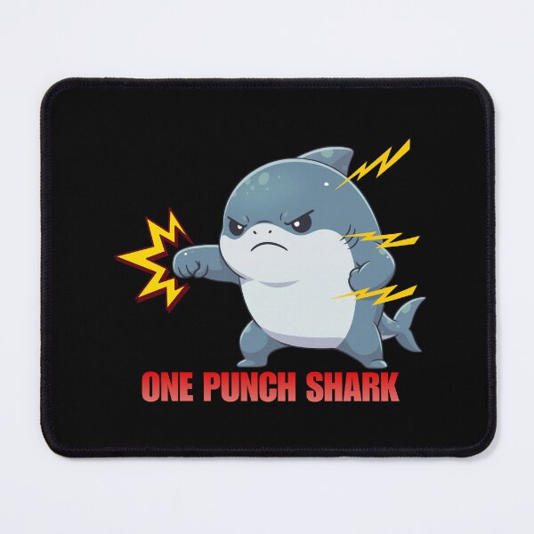 Item preview, Funny One Punch Shark Shirt | Cute Anime Shark Meme Graphic Tee designed and sold by Nature's Chibis.