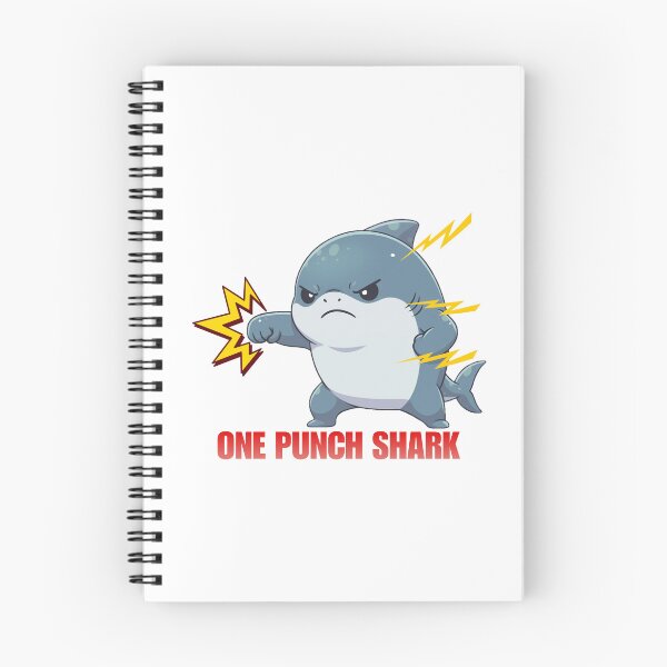 Item preview, Funny One Punch Shark Shirt | Cute Anime Shark Meme Graphic Tee designed and sold by Nature's Chibis.