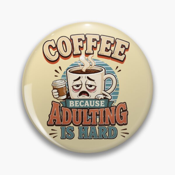 Item preview, Coffee Because Adulting Is Hard – Funny Mug Design designed and sold by ABLAT-CREATIONS.