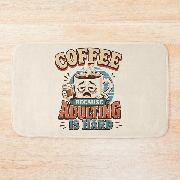 Item preview, Coffee Because Adulting Is Hard – Funny Mug Design designed and sold by ABLAT-CREATIONS.