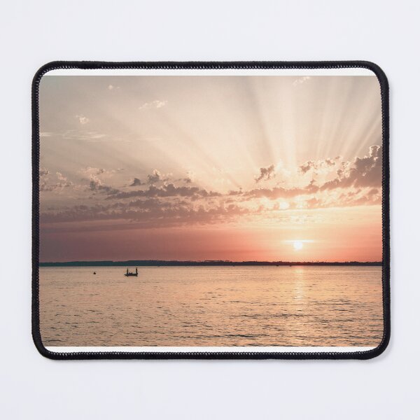 Item preview, sunset lake fisherman designed and sold by Cheneuil.