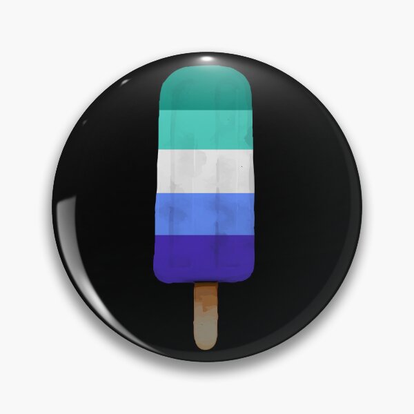 Item preview, Cute Gay Male Pride Flag Popcicle designed and sold by TackyTime.
